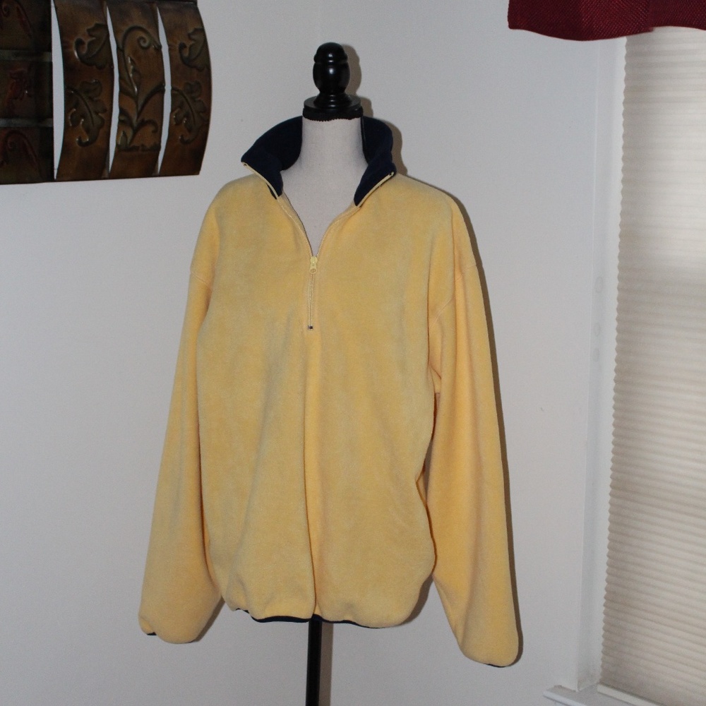 Nautica, Fleece quarter zip long sleeve top